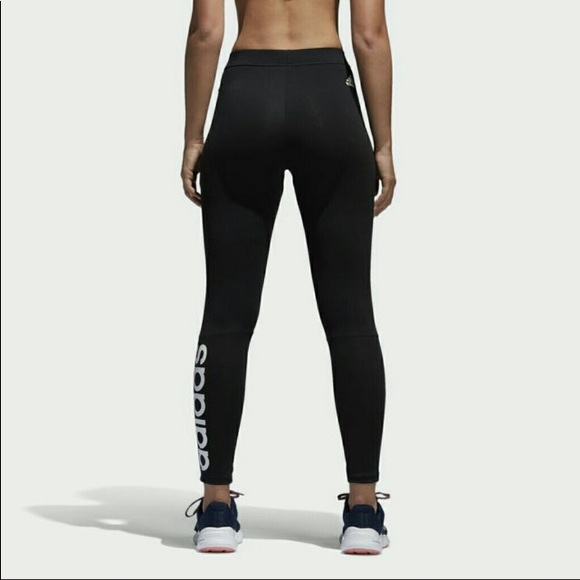 Adidas Essentials Linear Tights - Picture 4 of 5